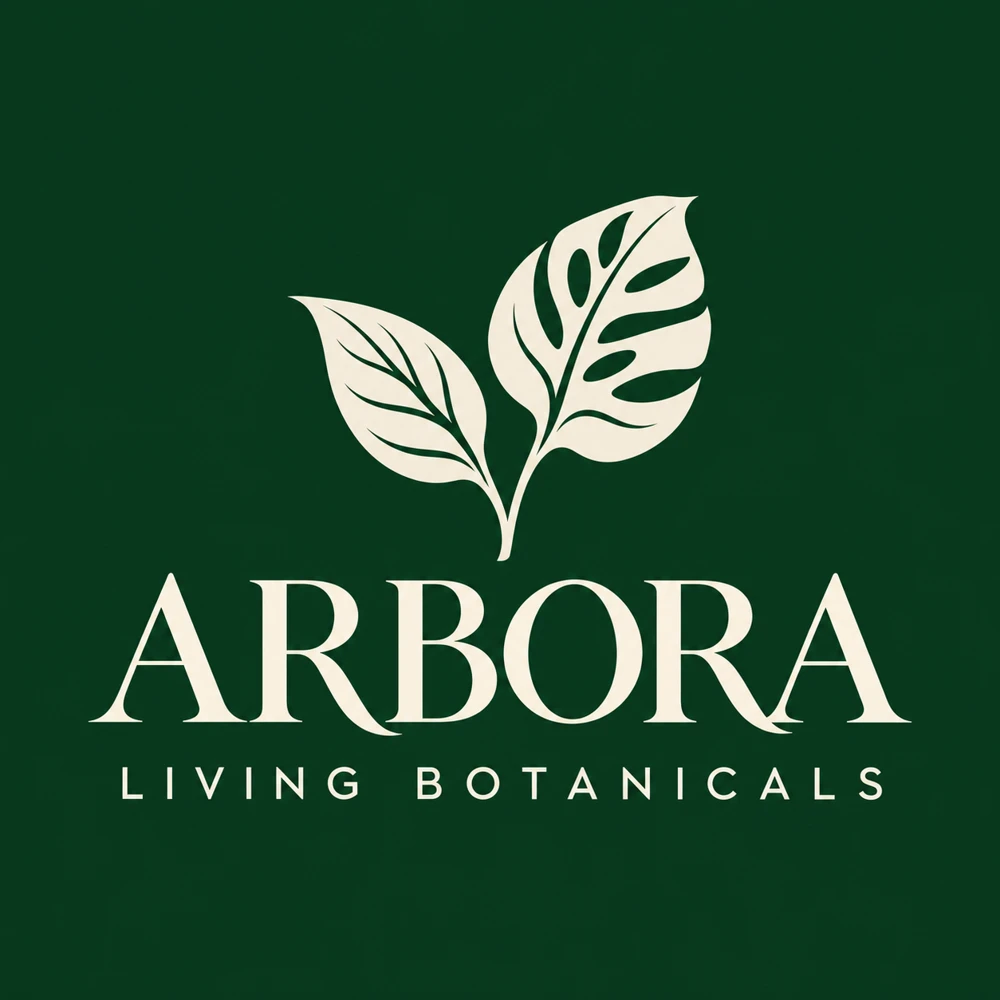 Arbora Living Botanicals botanical logo